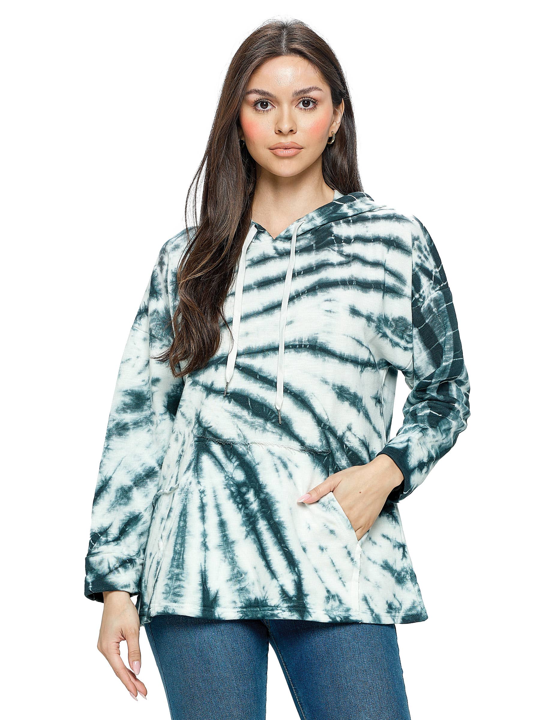 Yak & Yeti - Wholesale Hoodie - Women's - SALE Hoodie Boho Pullover Tie dye0