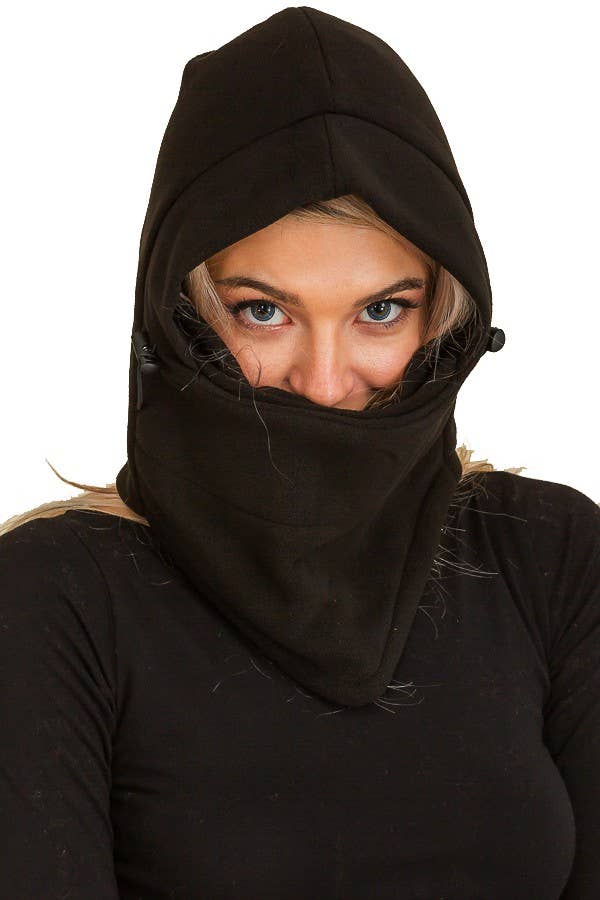 Cap Zone - Wholesale Balaclava - Women's - Plush Ski Mask With Adjustable Mouth Cover6