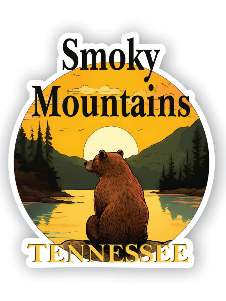 Tennessee Smoky Mountains Aufkleber für den Großhandel von Big monkey