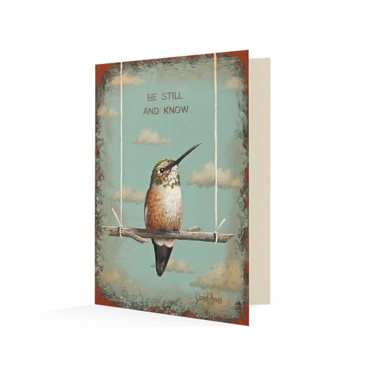 “Be Still And Know” Notecards for wholesale by David Arms