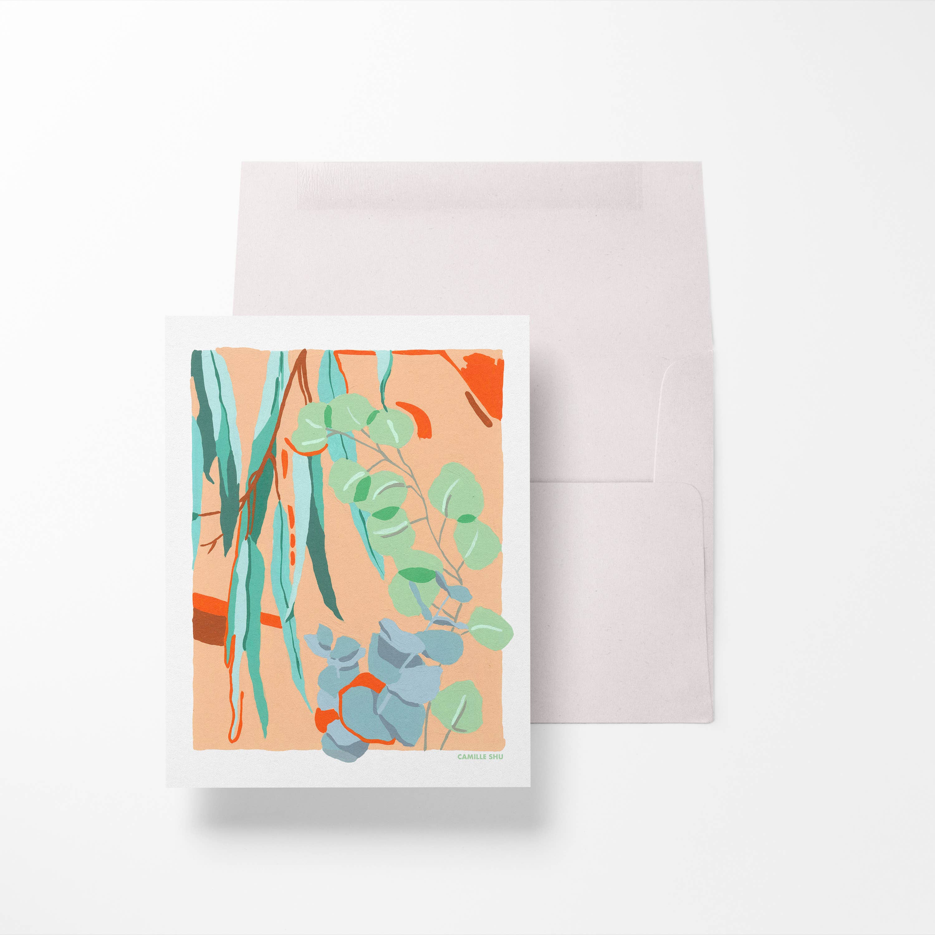Camille Shu - Wholesale Everyday Greeting Card - Eucalyptus Card