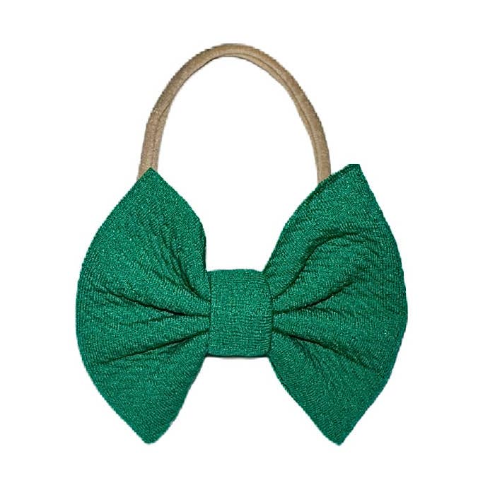 Oh Christmas Tree Mini Nylon Headband for wholesale by Happy Day Bowtique