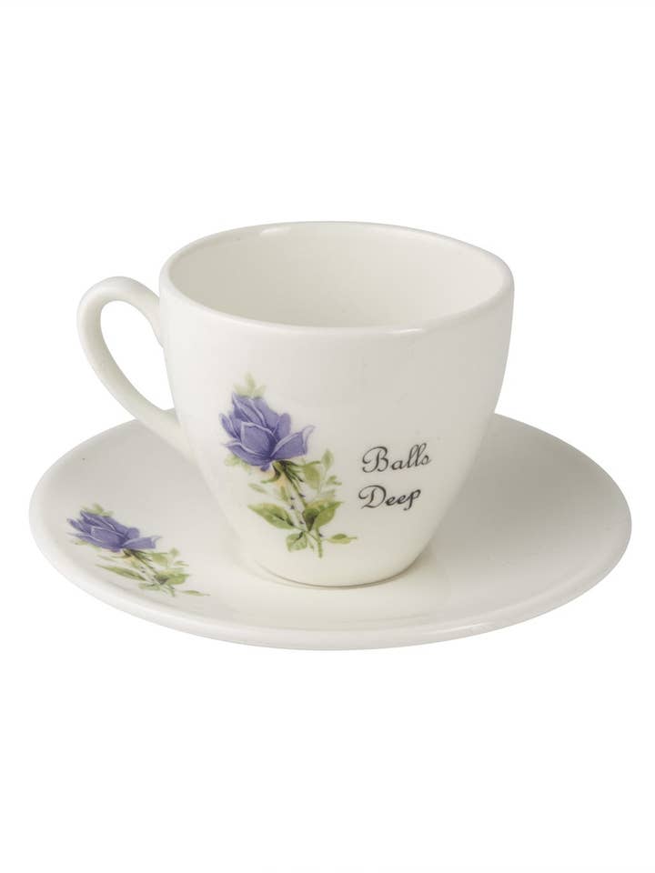 Bollar Deep Tea Cup & Tefat för wholesale av Outlandish Creations