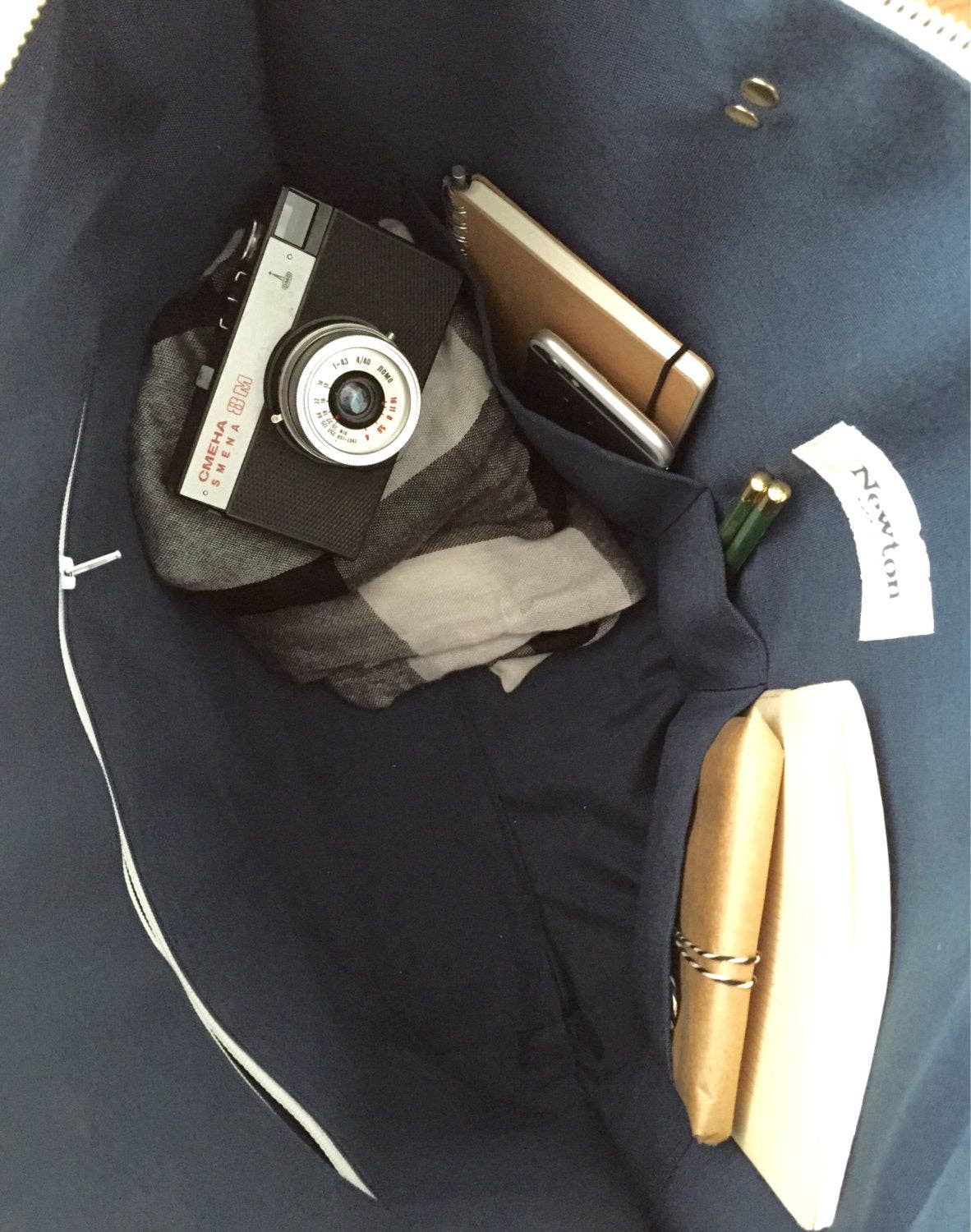 Newton Supply Co - Vente Tote bag – femme - tote zippé en toile cirée6