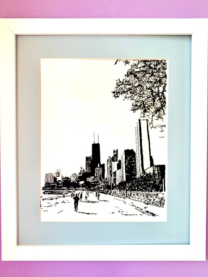 Morning Run - Stampa murale per la vendita all'ingrosso da parte di Mighty Violet Design