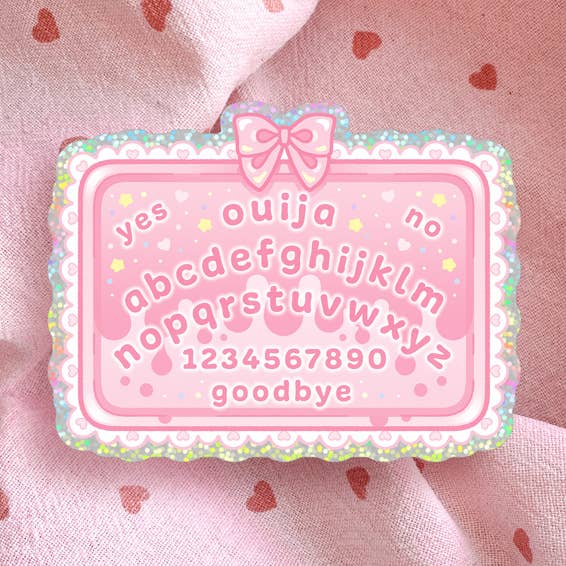 Kawaii Ouija Board Sticker for wholesale by Black Serotonin