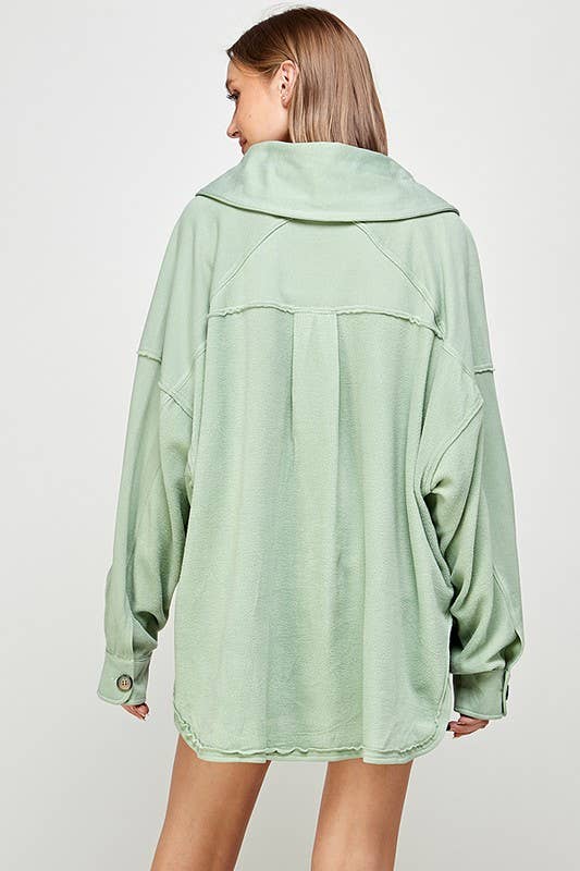 Twentyten - Wholesale Fleece - Women's - Women's Streetwear Fleece Jacket with Front Pockets 5191IJK11