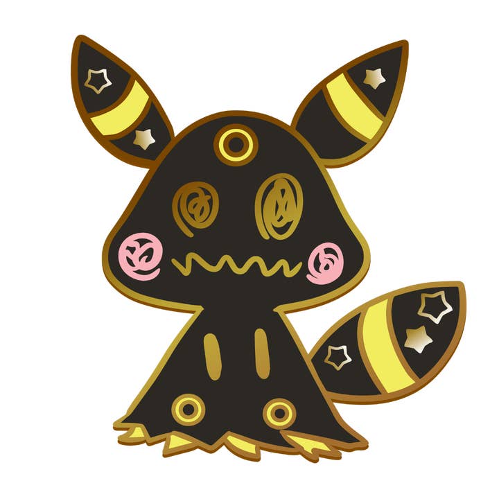 Naytendo - Wholesale Lapel Pin/Button - Pokemon Mimikyu Umbreon Enamel Pin Anime