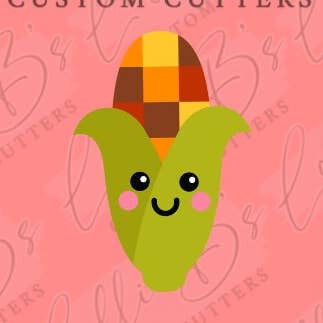 Corn Cookie Cutter for wholesale by Lolli B Custom Cutters