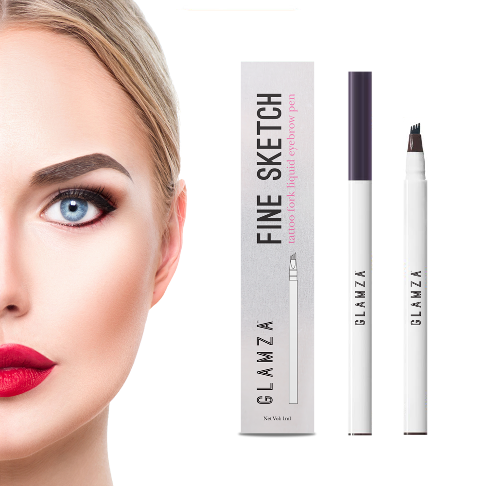 My Wholesale Warehouse - Wholesale Eyebrow pencil/filler - Glamza Fine Sketch Tattoo Fork Liquid Eyebrow Pen3