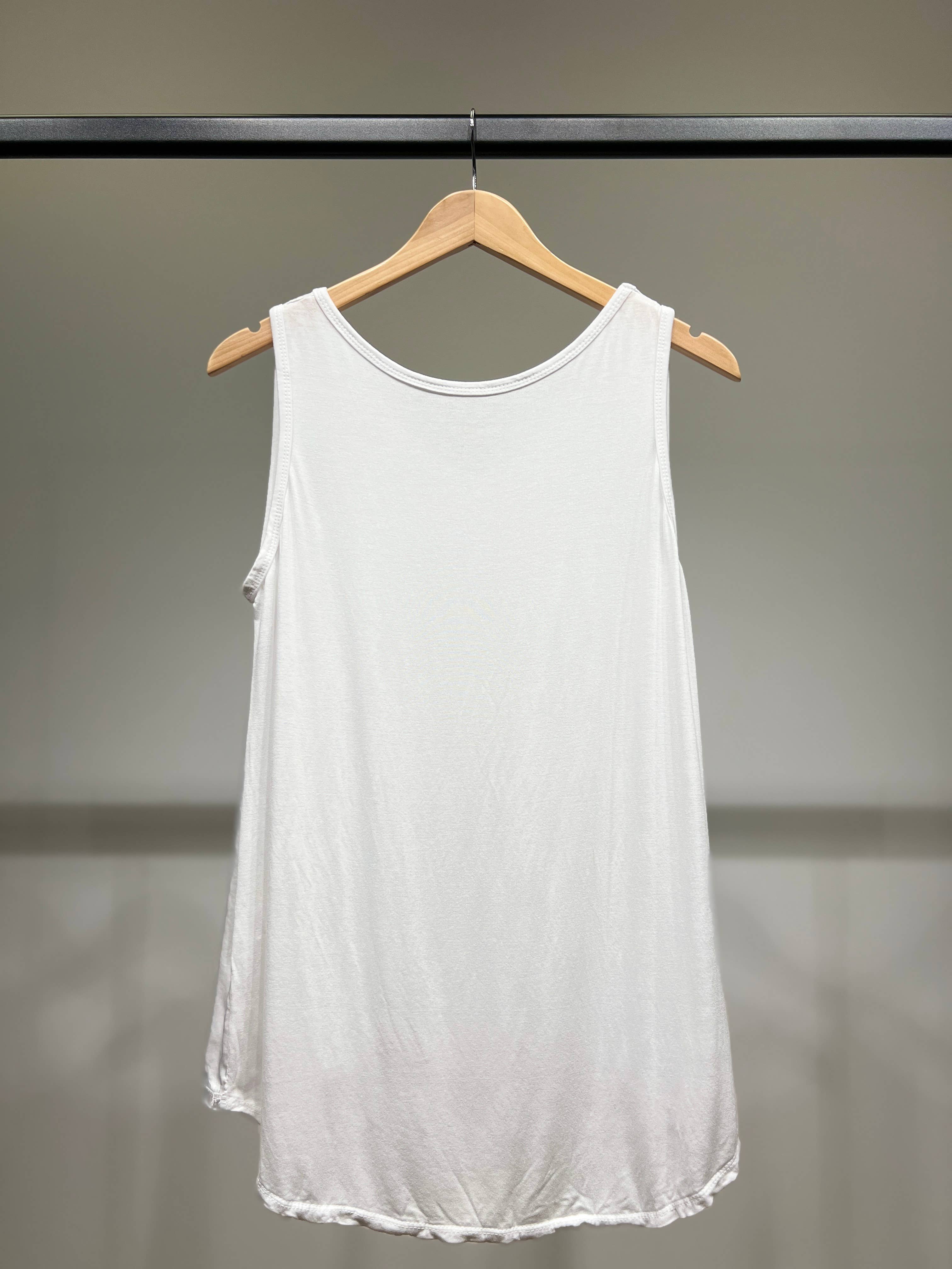 L'Emotion - Wholesale Tunic - Women's - Flared V-Neck Satin Tank Top 100% Viscose9