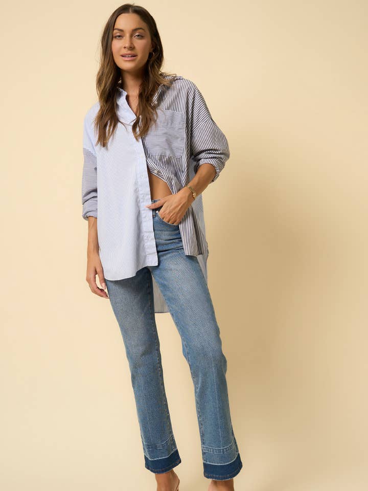 Insane Gene USA - Wholesale Jeans – Women’s - HIGH RISE RELEASED HEM STRAIGHT0