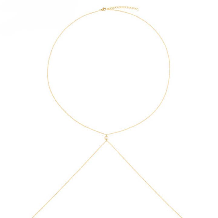 Sapphire Body Chain for wholesale by Silk oil of Morocco