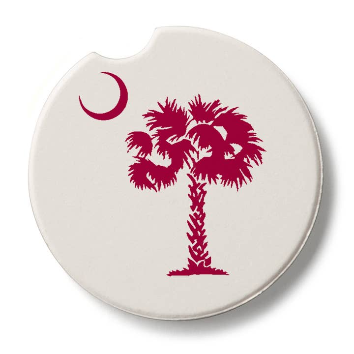 Posavasos para coches a granel, color granate palmetto, sin embalaje para venta al por mayor de CounterArt/Highland Home/Thirstystone/CoasterStone