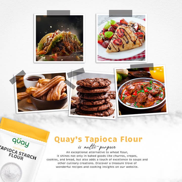 Quay Naturals – Engroshandel Glutenfrit mel – Tapioka Stivelse Mel