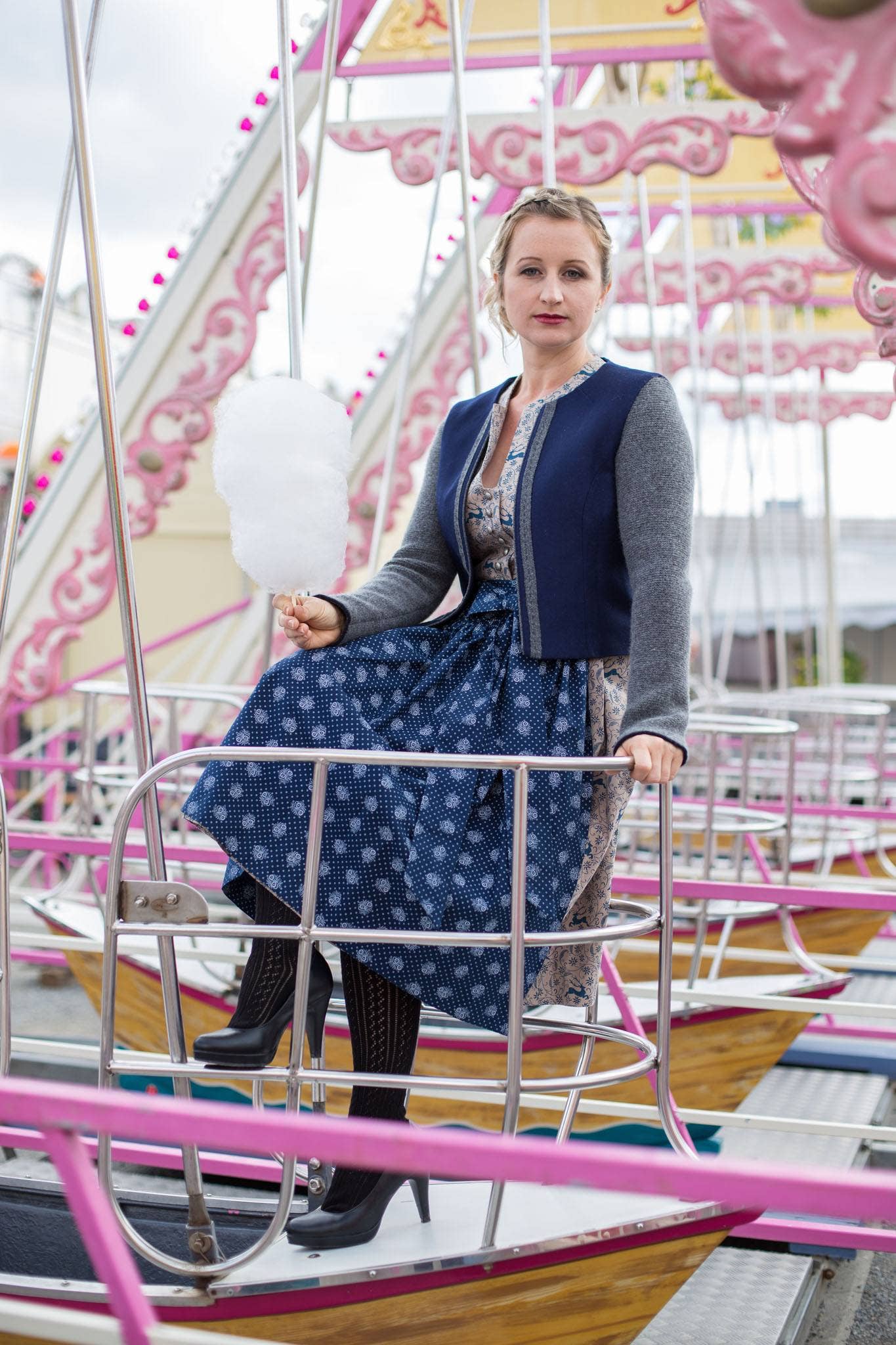 Kaiserliche Liebelei - Wholesale Dress - Women's - Dirndl Lily DeerBlue1