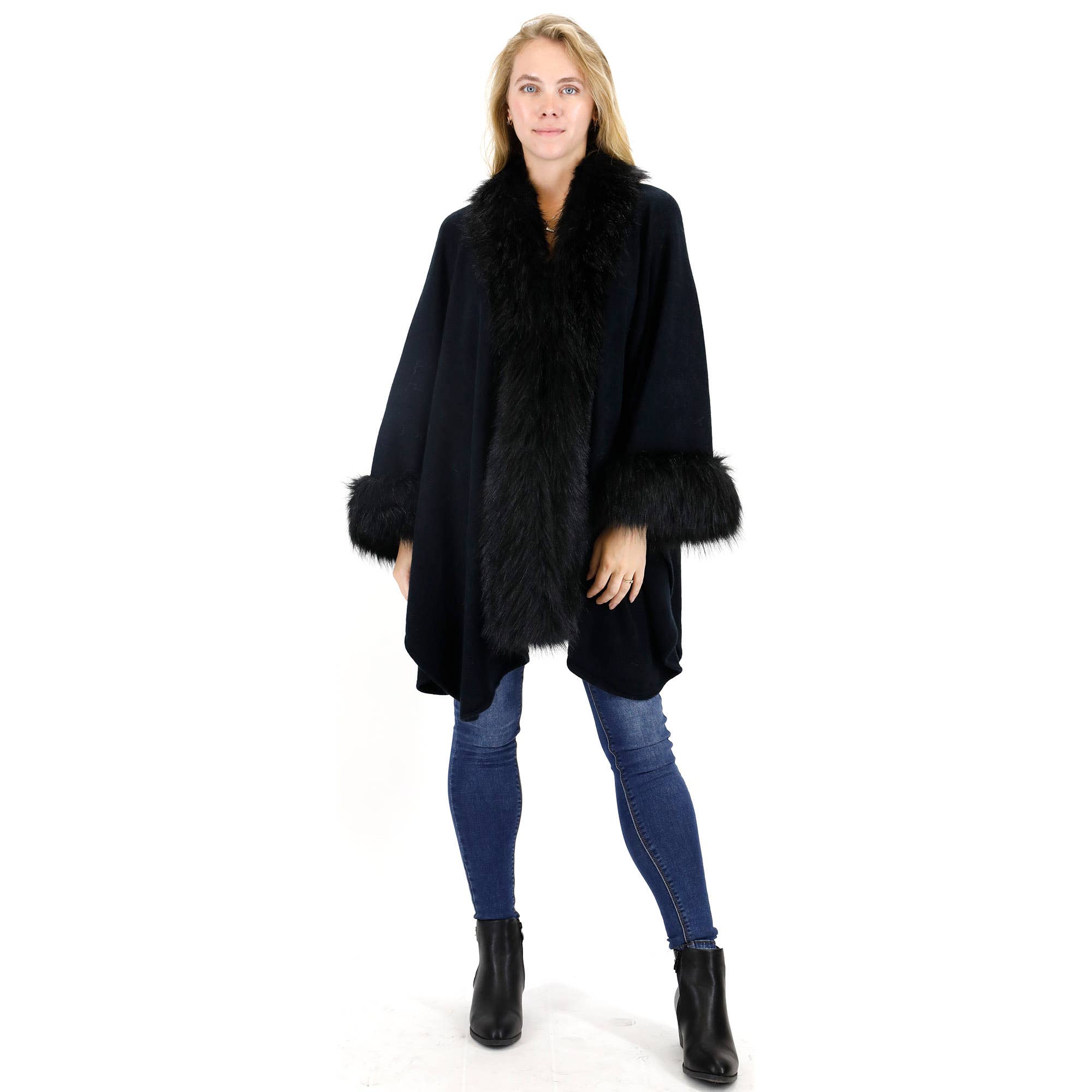 TAPA fashion – wholesale Päls/fuskpäls - Dam – Päls Sjal Lång SH921 (2ST)0
