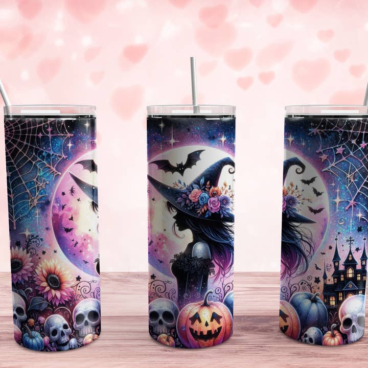 Lunar Witch 20oz Subl Transfer for wholesale by Fun-R-We Creations & Co. Ltd.