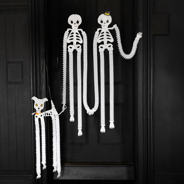 Talking Tables USA - Wholesale Decal - Party Decorations - Halloween Skeleton Pet Decorations | 2 Pack | Fall Decor |