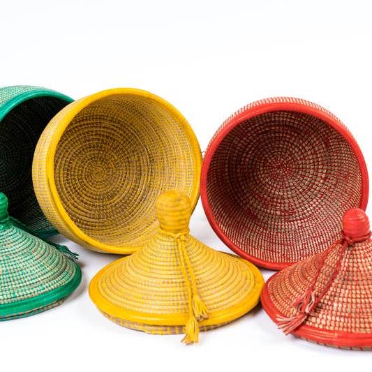 TACKUSSANU SENEGAL - Wholesale Basket - Marmite Luxe Colors