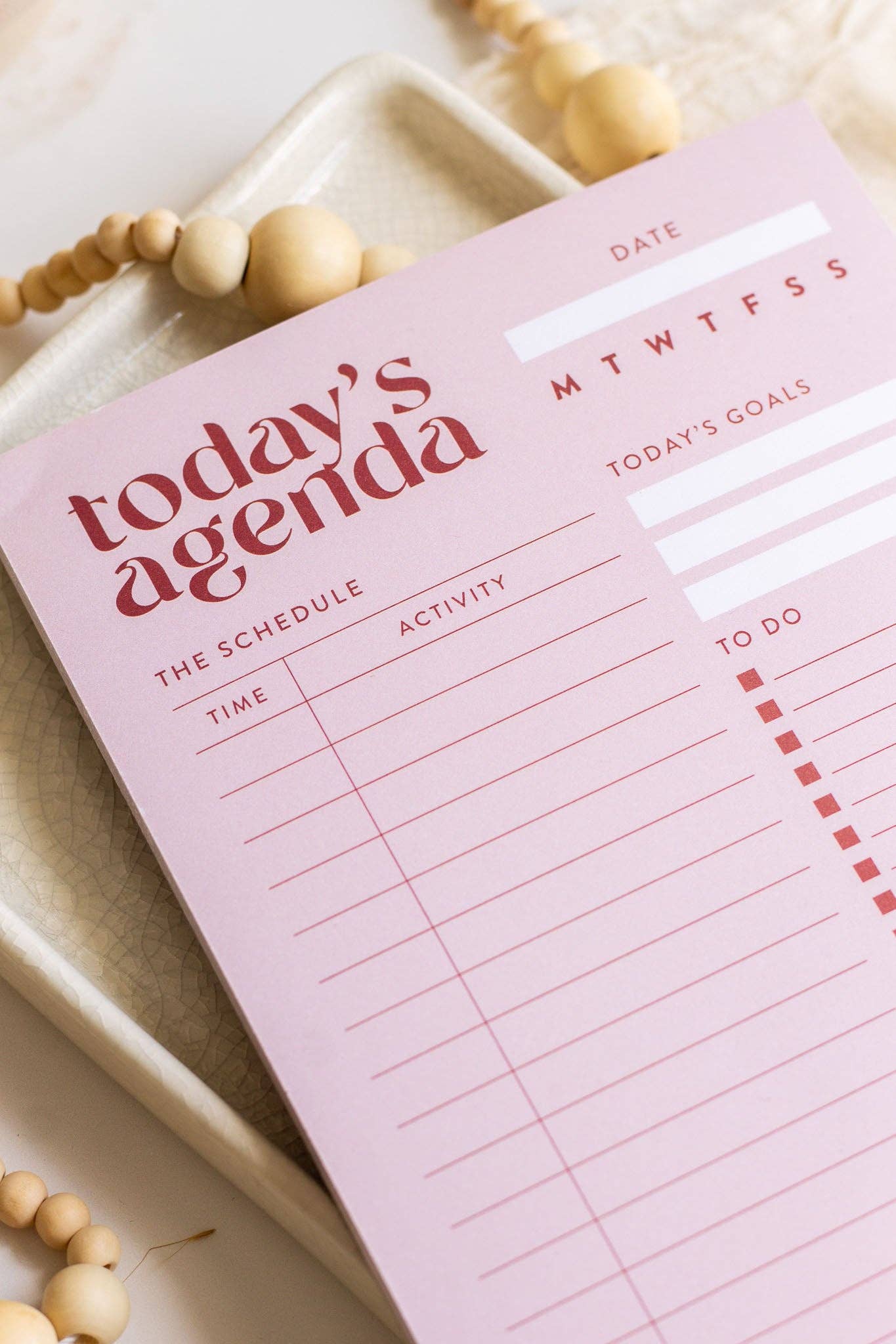 The Print Pantry - Wholesale Notepad - Daily Agenda Notepad6