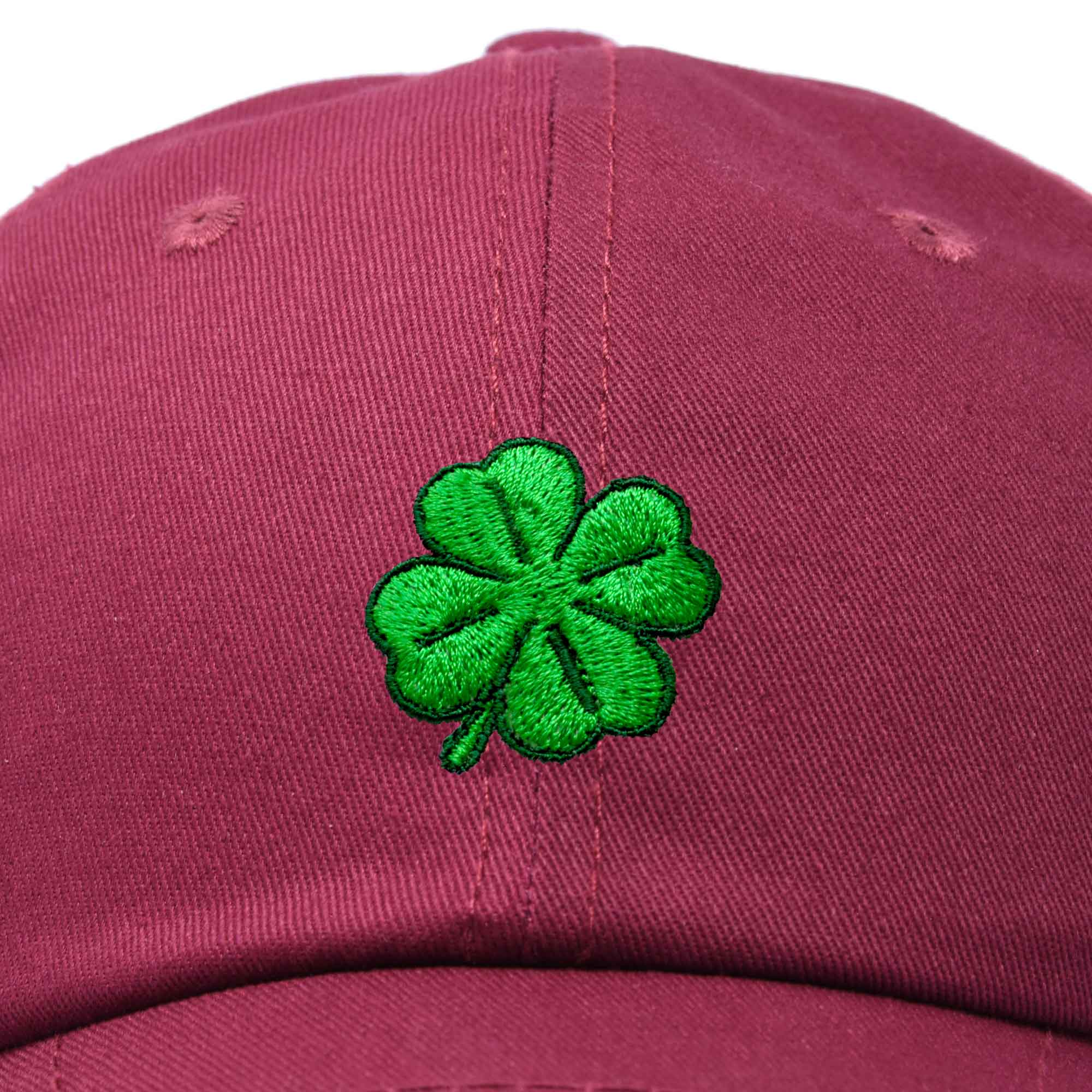 Dalix – wholesale Baseballkeps - Dam – Dalix Four Leaf Clover Hat Bollkeps St. Pattys Day Bomull47