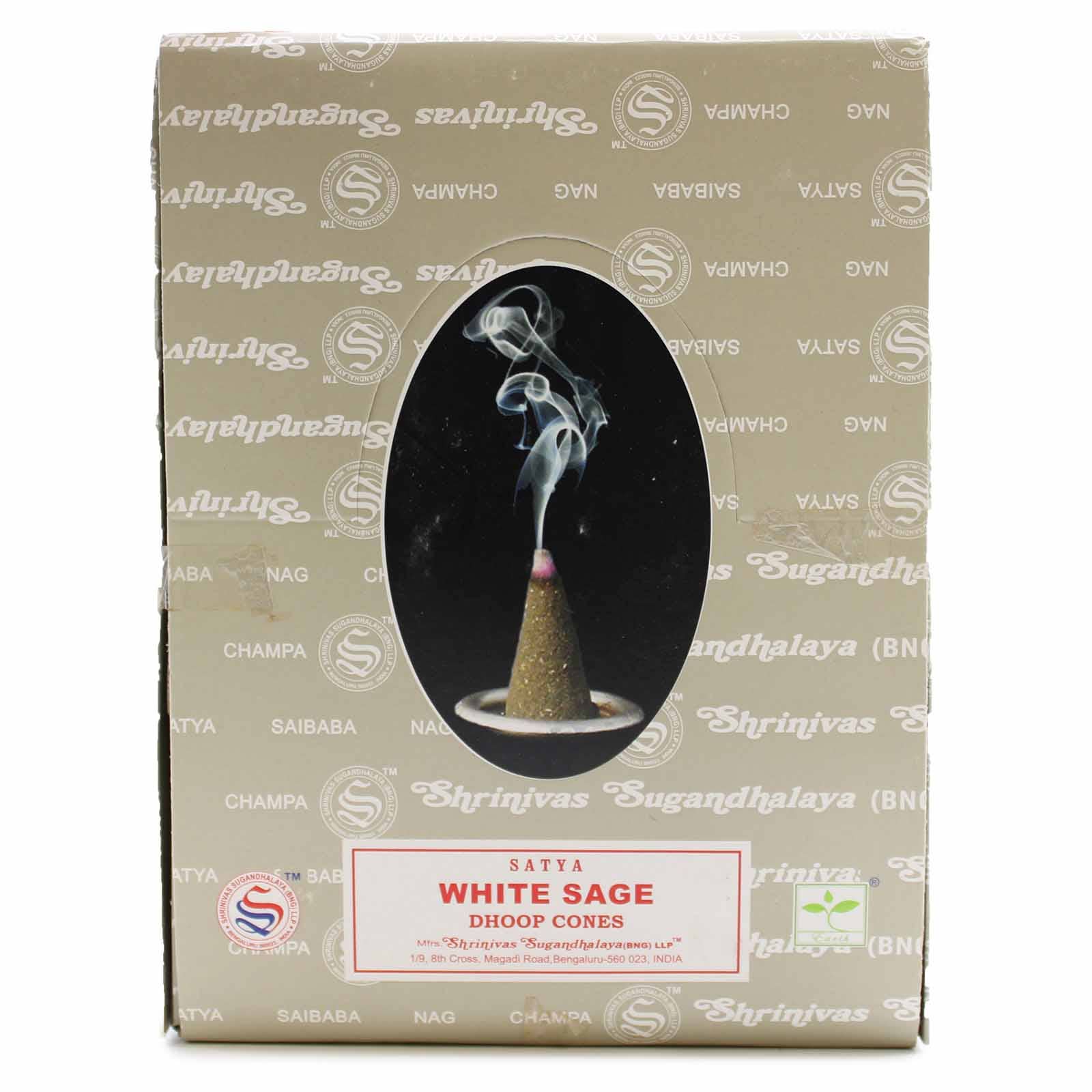 Ancient Wisdom – wholesale Incense – White Sage Dhoop Cones1