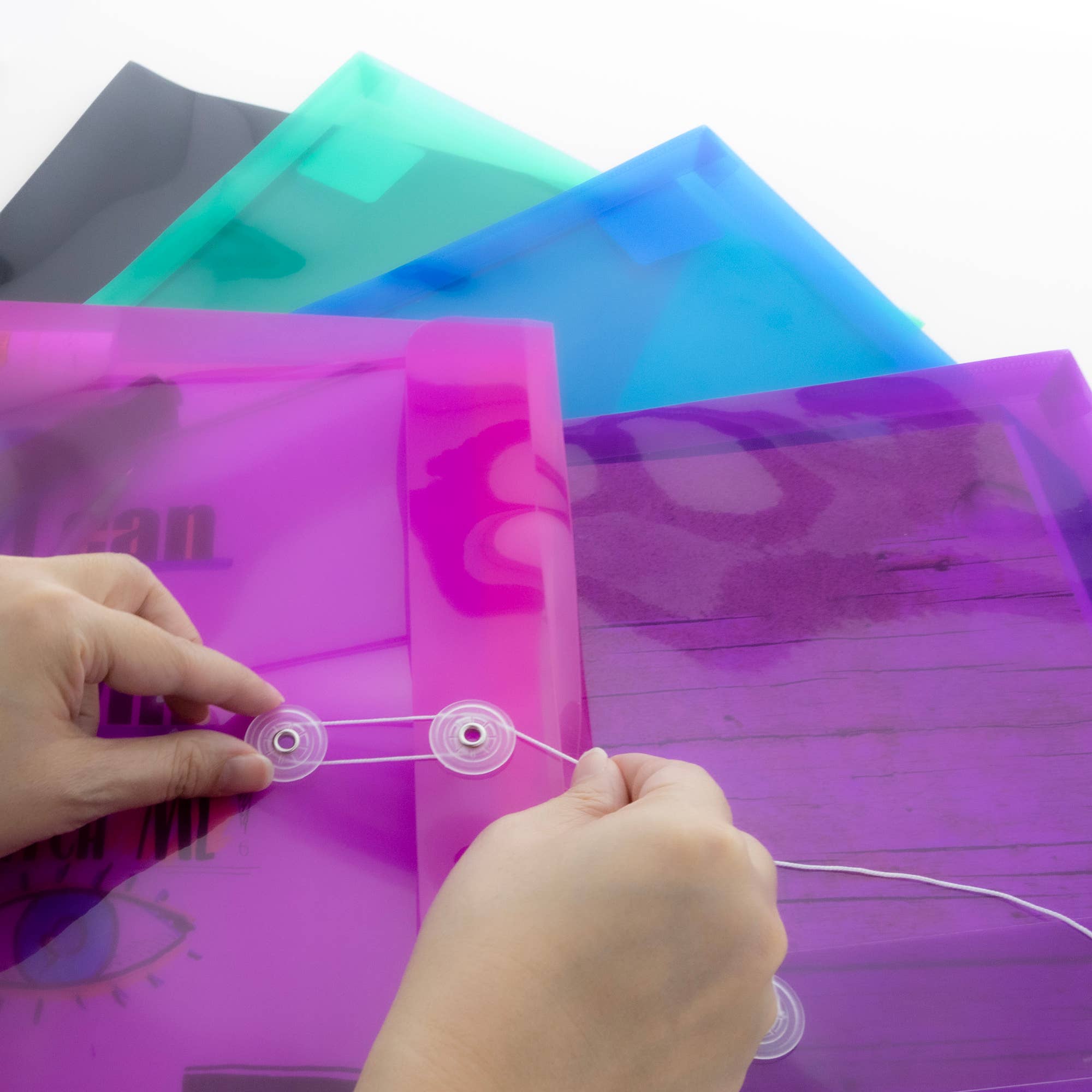 BAZIC Products - Wholesale Envelopes - String Envelope A4/Letter Size Side Loading1