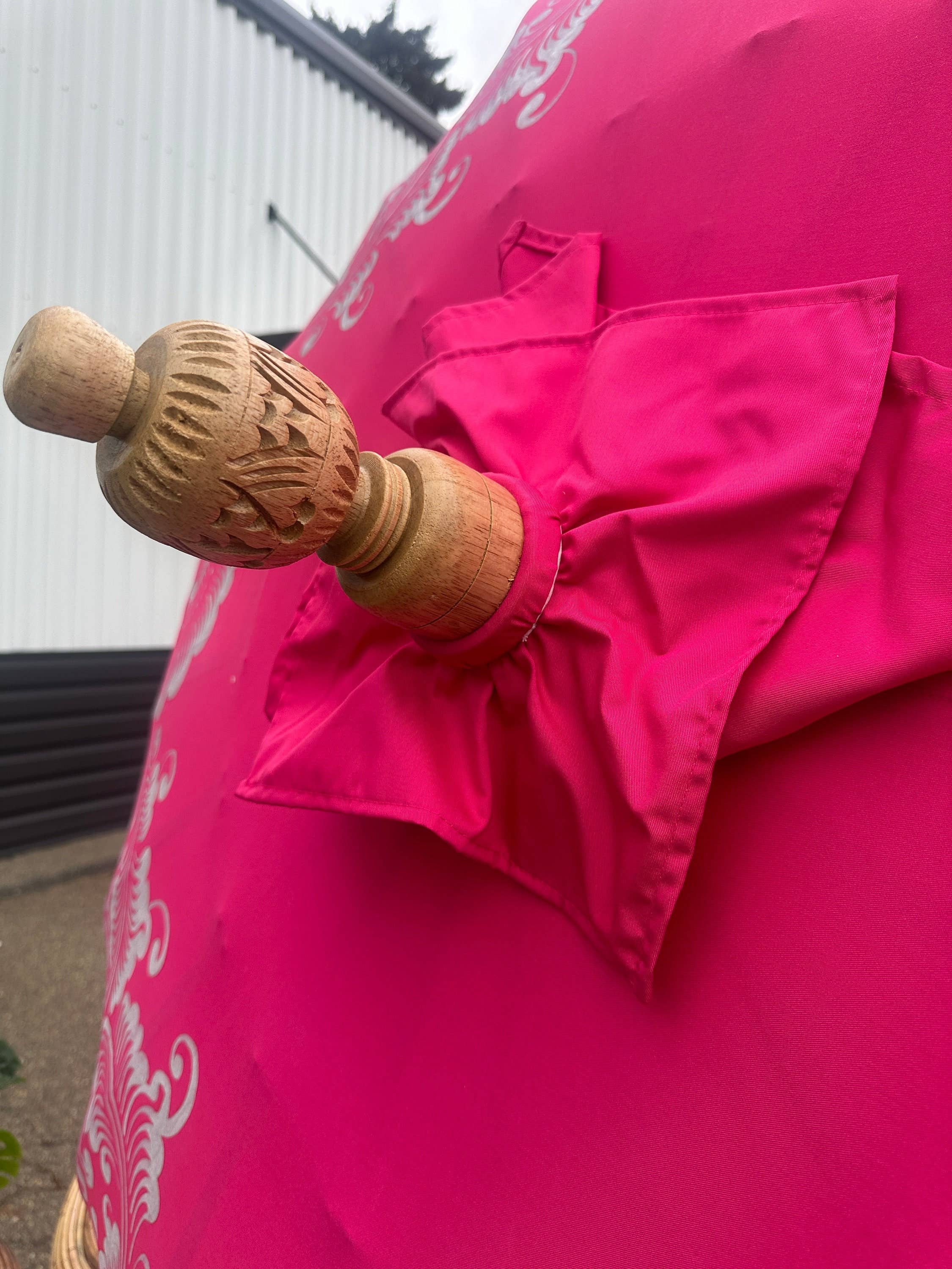 baligood – Großhandel Sonnenschirm – PINK BALI REGENSCHIRM, Sonnenschirm, Hochzeitsregenschirm, Asiatischer Regenschirm, Schatten3