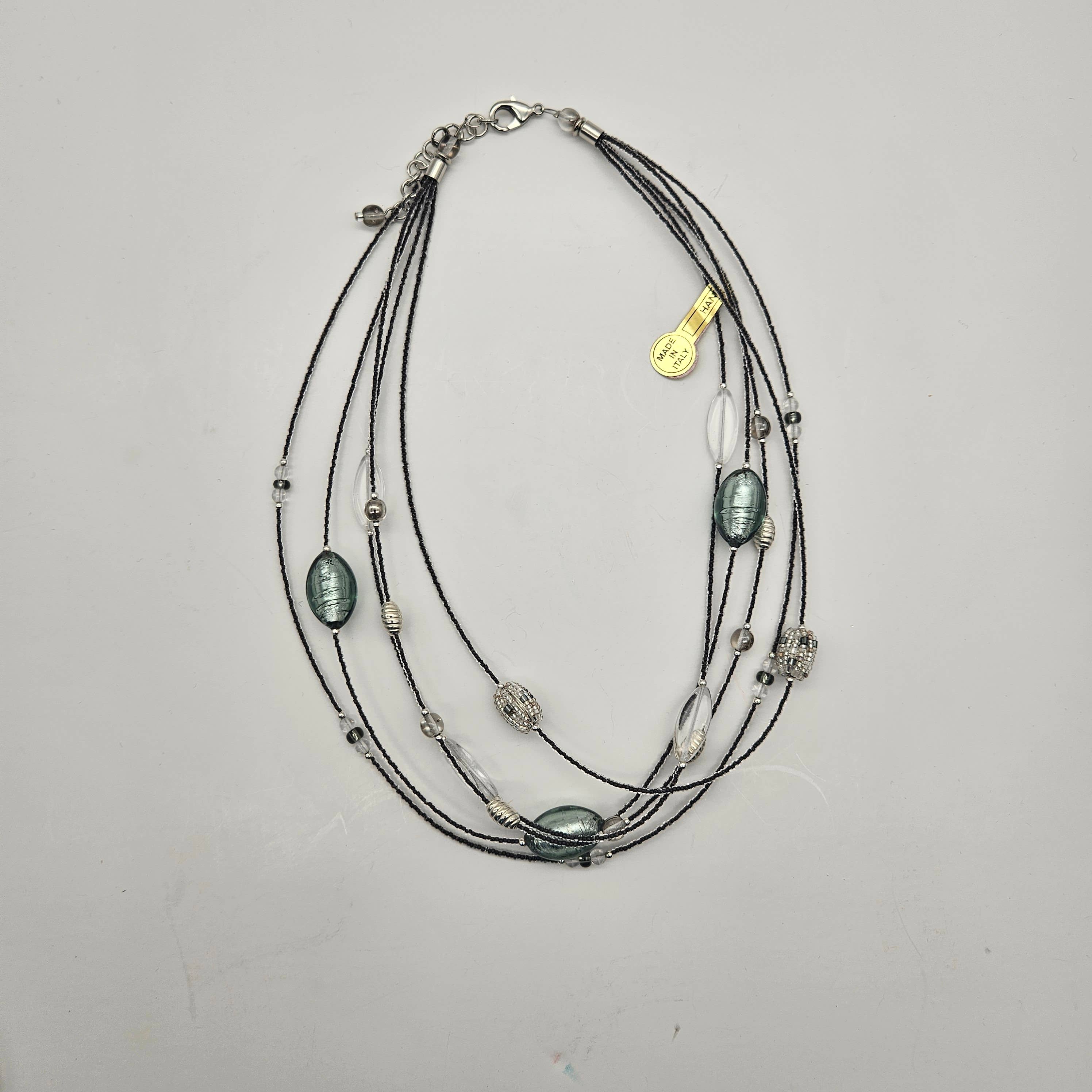 Alice Sturzinger LLC - Wholesale Beaded/Pearl Necklace - Alison Murano Glass Layered Necklace - Multiple Color Opt.13