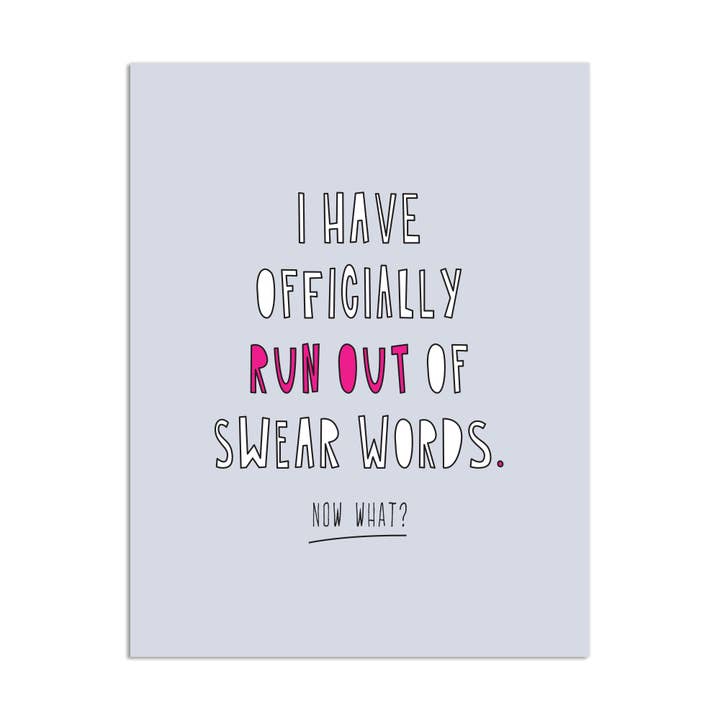 Near Modern Disaster – Großhandel Grußkarten für den Alltag – 493 - Mir sind offiziell die Schwörungen ausgegangen - A2-Karte