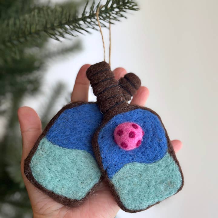 Ganapati - Wholesale Ornament - Felt Pickleball Ornament1