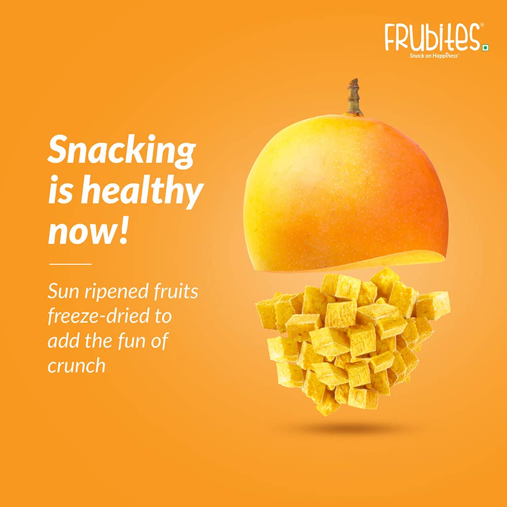 Frubites – wholesale Dried/dehydrated fruit – Frubites Freeze-Dried Mango | Healthy Fruit Snack1