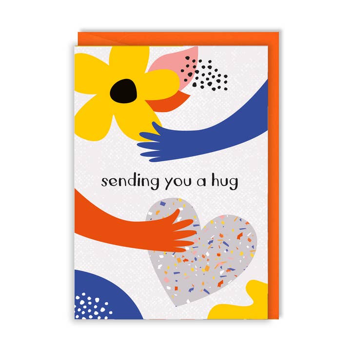 A pensar no teu cartão - enviar-lhe um abraço por atacado de Zedig Design