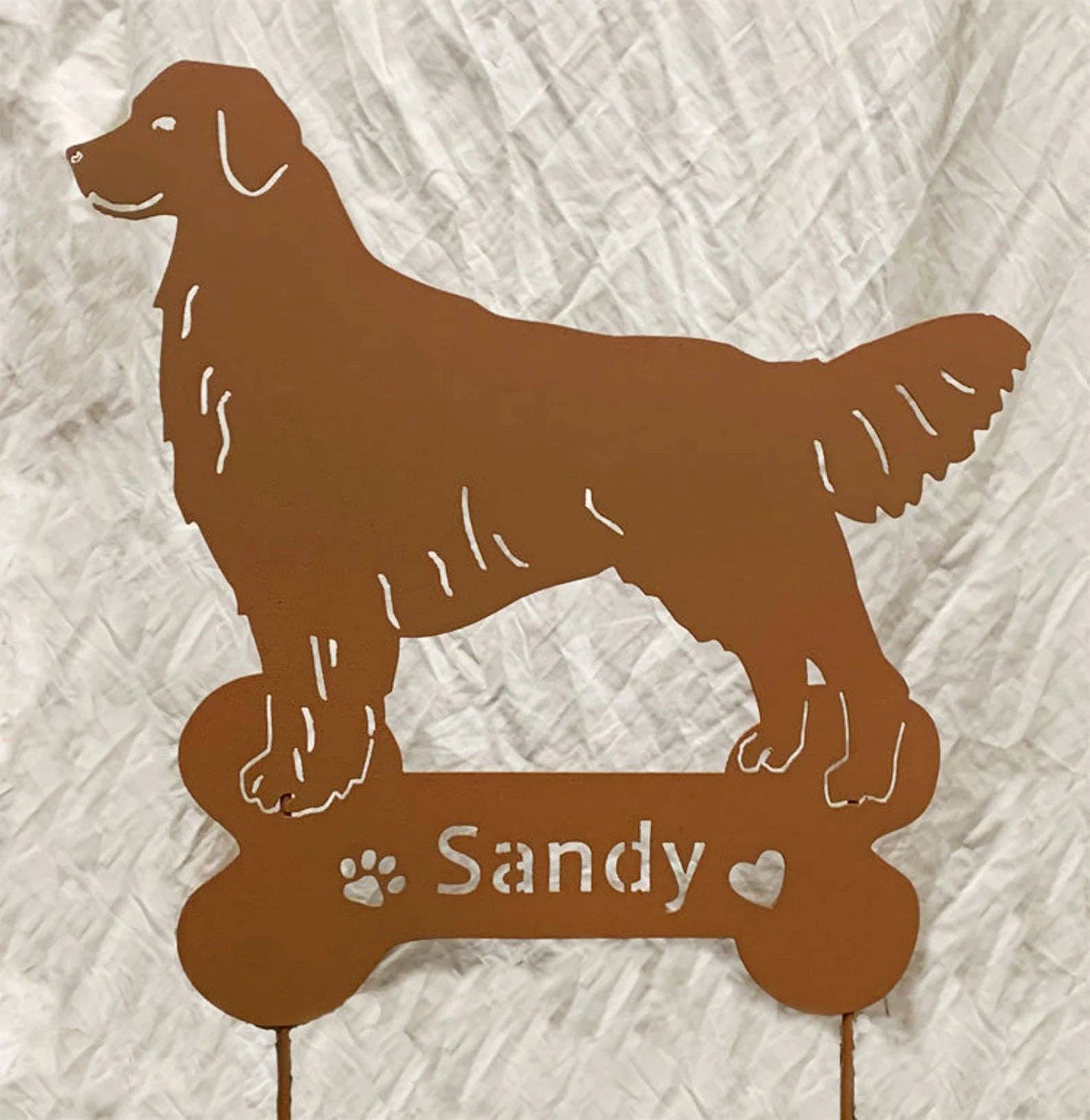 Rustica Ornamentals - Wholesale Outdoor Ornament/Decor - Golden Retriever Garden Statue or Dog Wall Art (Style 1)8