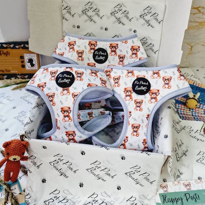 Rusty Bear Puppy Dog Harness for wholesale by Pet Pooch Boutique