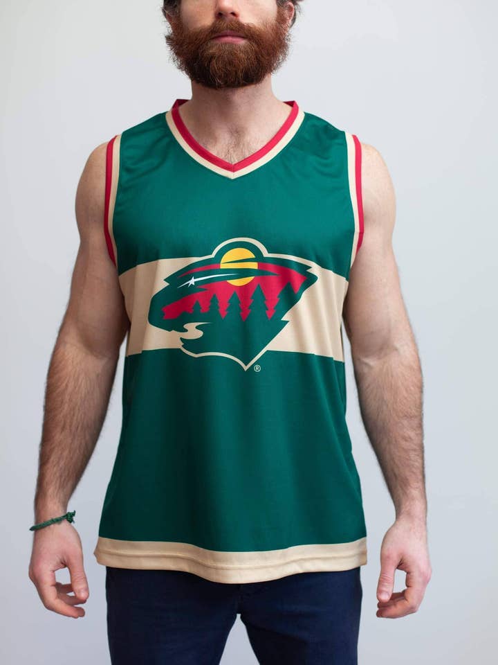 Débardeur de hockey Minnesota Wild pour la vente par Bench Clearers