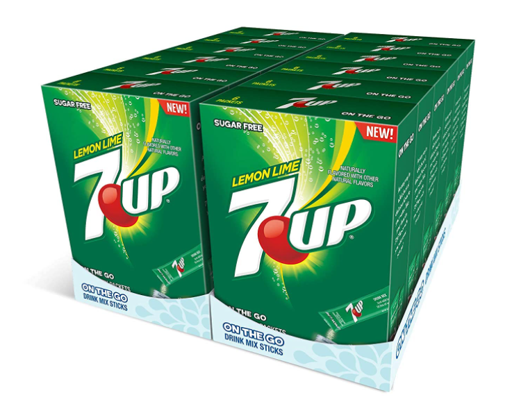 iSweet.ca - Vendita all'ingrosso Preparati per bevande - Bevanda Mix - in crescita - 7-UP Limone Lime Senza Zucchero X 120