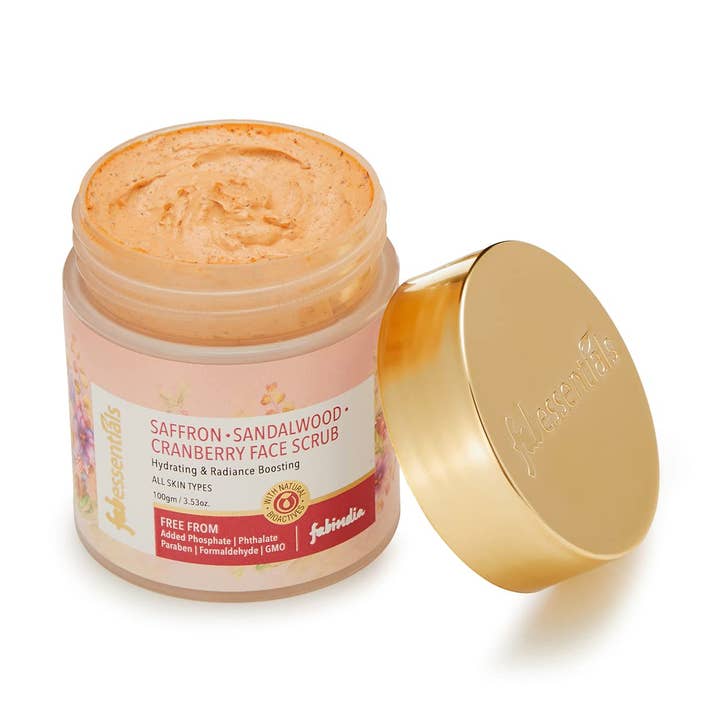 FABE Face Scrub Saffron Sandalwood 100gm for wholesale by FabEssentials