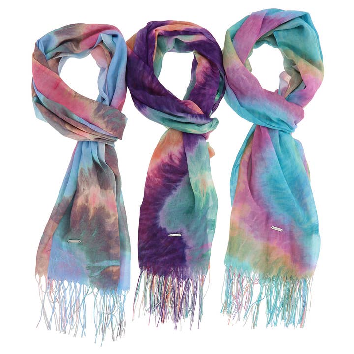 Psychedelic Pastel Scarf for wholesale by Joe Davies