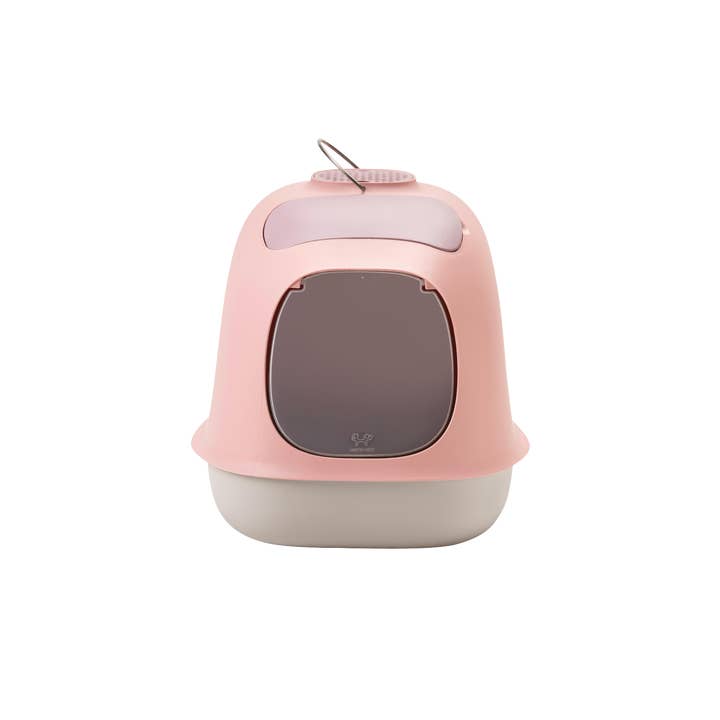 United Pets - Wholesale Pet Bowl - Cat/Dog - Designer covered litter box with filter and cleaning accessories1