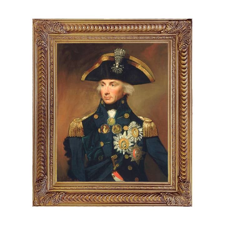 Contra-almirante Britânico Sir Horatio Nelson Pintura Estampado por atacado de Madison Bay Co. - Historical Home Decor Reproductions