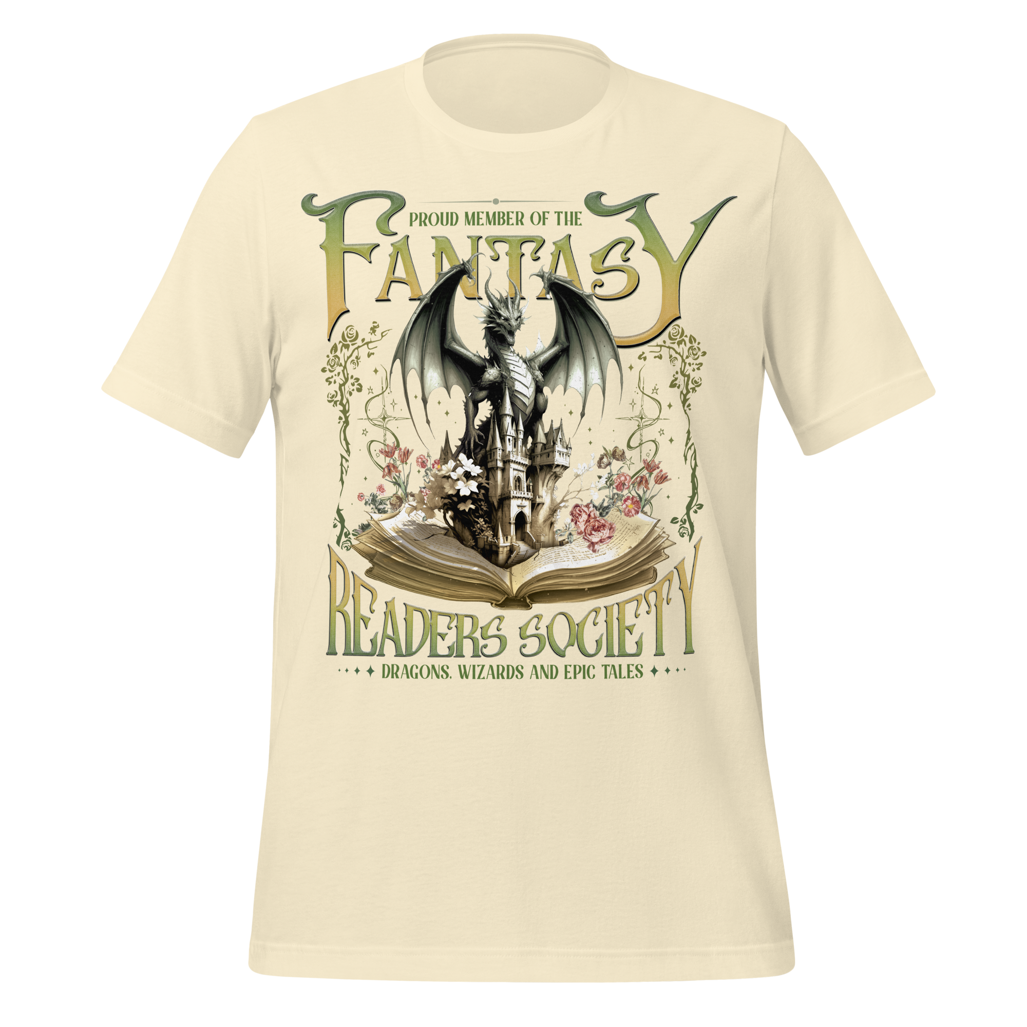 MagicMerchEmporium – wholesale Screen printed t-shirt – Women′s – Fantasy Book Lover Tee2