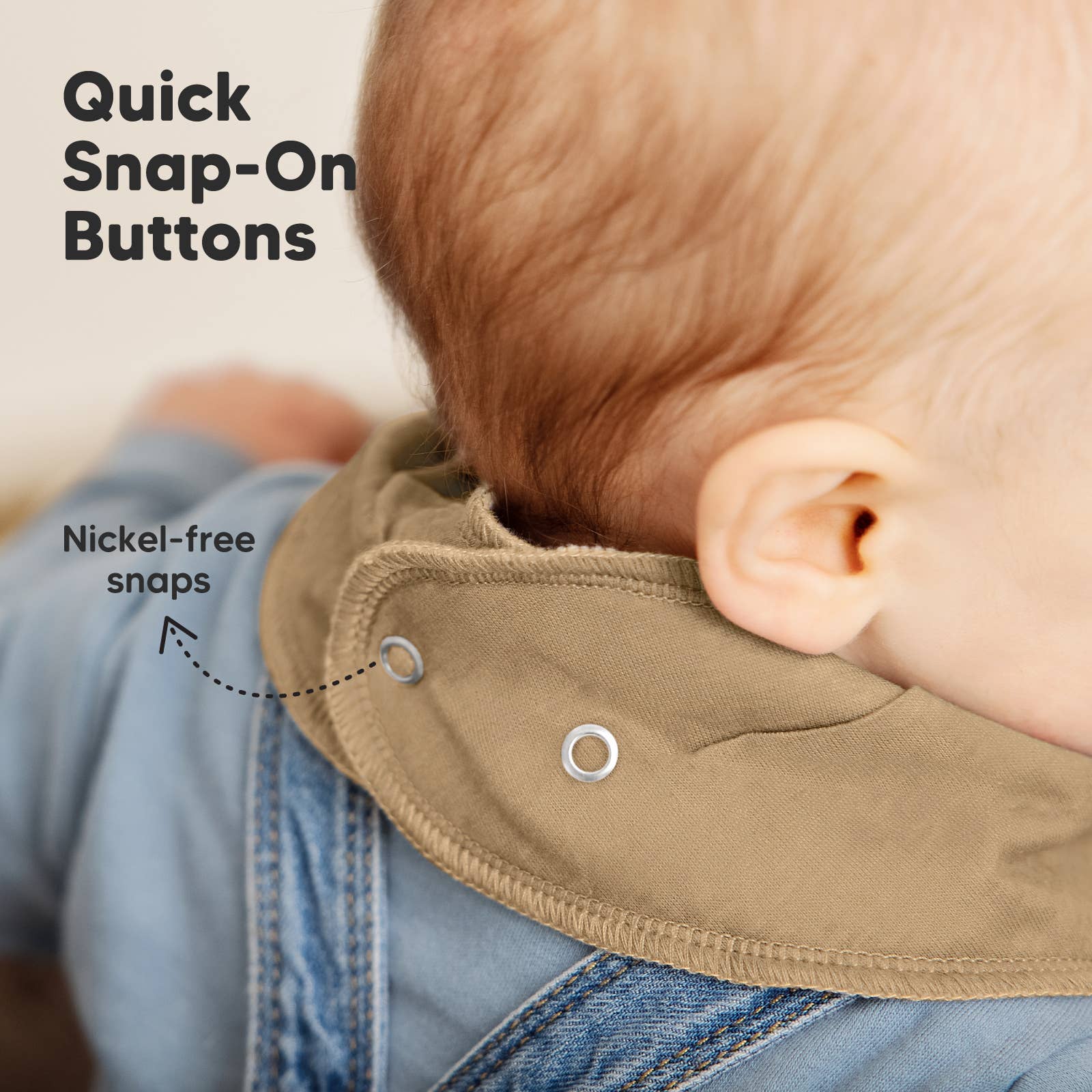 Terracotta 8-pack baby slabbetjes in bandana-stijl voor jongens en meisjes voor groothandel op Faire7