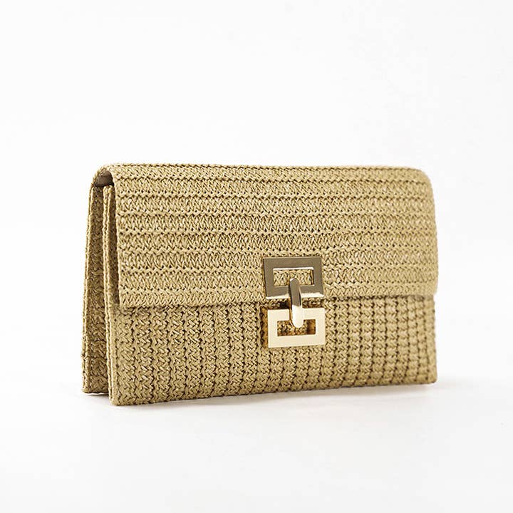 Little Trendy - Wholesale Clutch Bag - Women's - Women's clutch bag casual woven bag straw woven bag