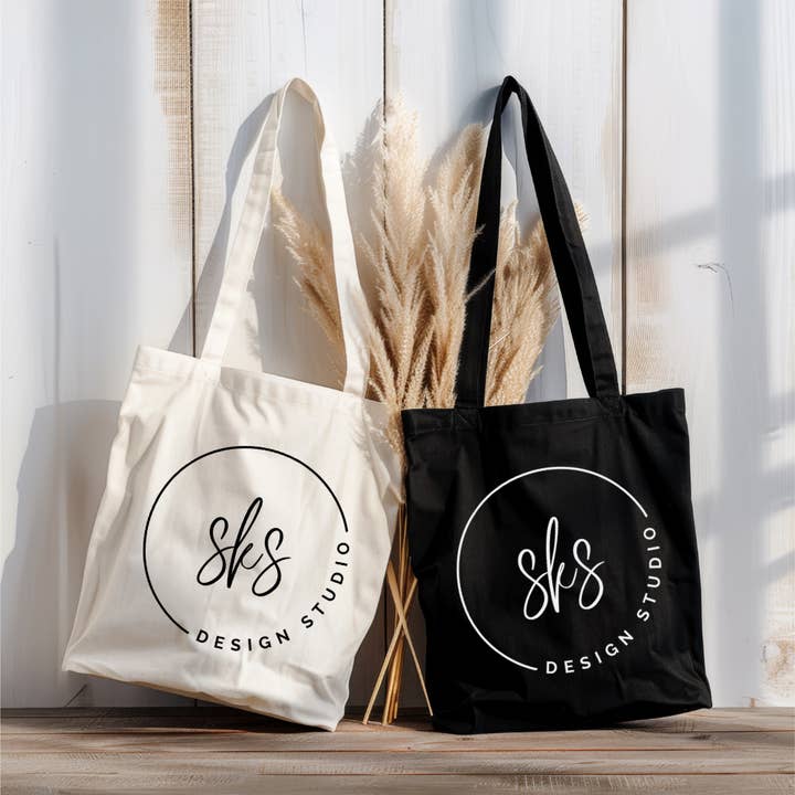 CUSTOM LOGO | Canvas Tote Bag for wholesale by SKS Design Studio