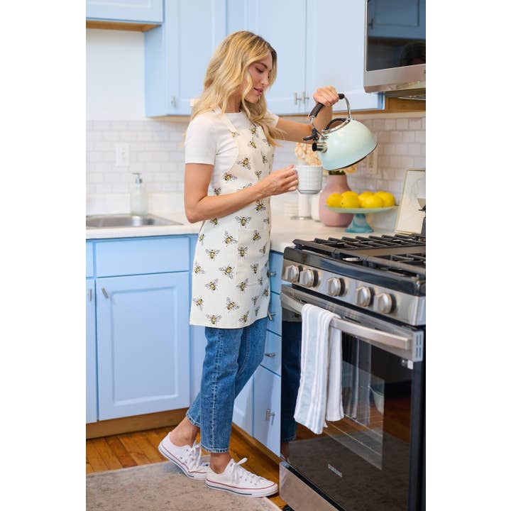 SM WARDROBE - Wholesale Apron - ALL OVER BUMBLE BEE PRINT APRON14
