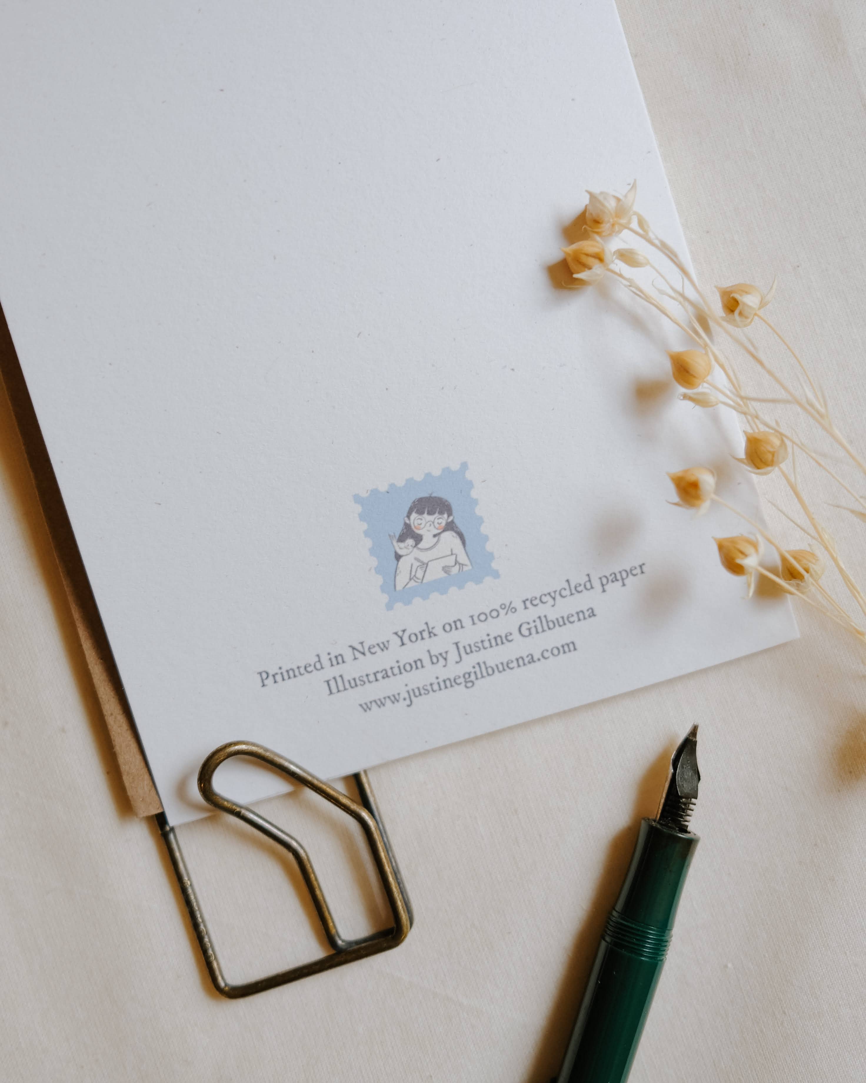 Justine Gilbuena - Wholesale Everyday Greeting Card - Ghostwriter Greeting Card 4