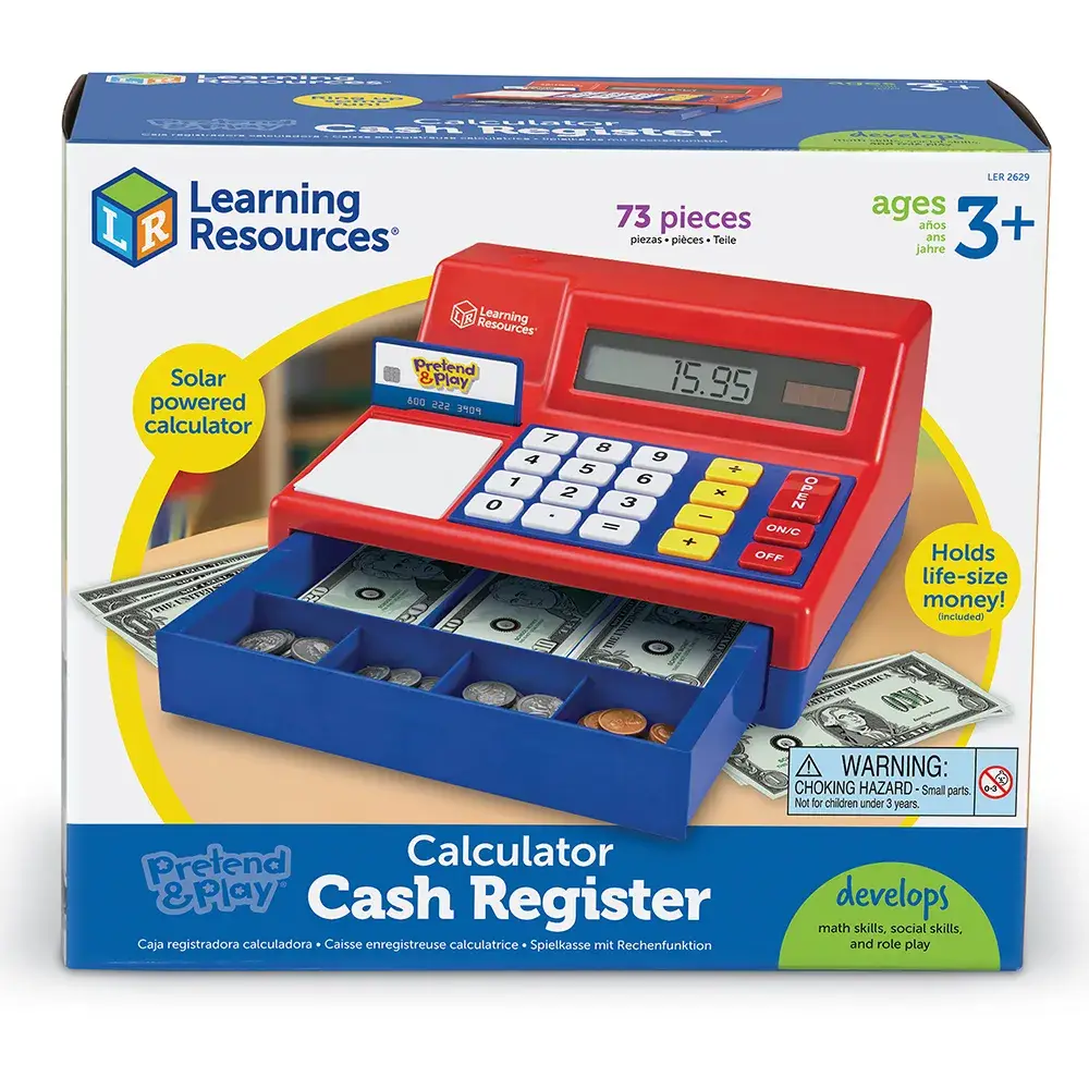 Learning Resources - Wholesale Toy Set - Kids - Pretend & Play® Calculator Cash Register3