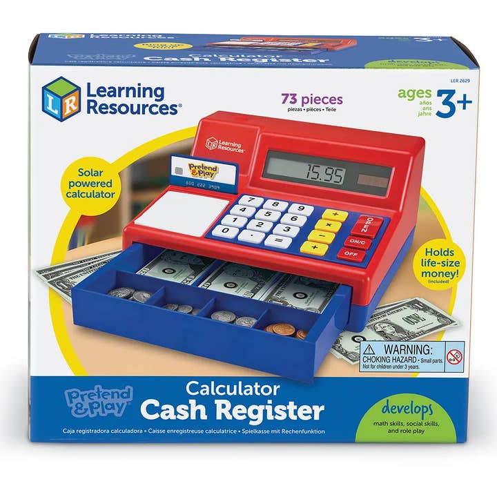 Learning Resources - Wholesale Toy Set - Kids - Pretend & Play® Calculator Cash Register3